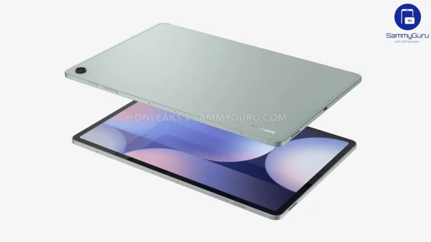 Galaxy Tab S10 FE and S10 FE Plus Rendered Images Leaked