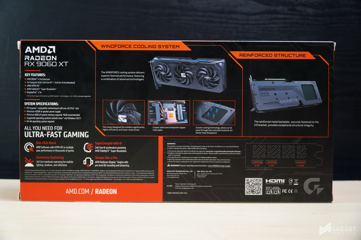 Gigabyte Radeon RX 9060 XT Gaming OC 16G 007